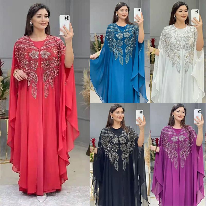 Abayas Women Fashion Dress Caftan Wedding-WF01510-Veeddydropshipping