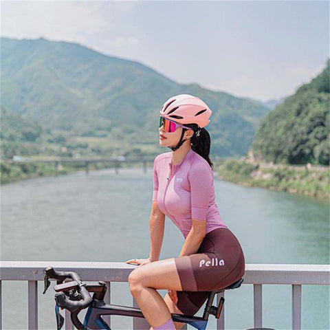 2021 Pella Cycling Jersey Set Women Bike Shirts Gel Shorts Suits Road MTB Clothing -OS01172-Veeddydropshipping