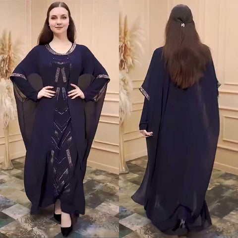 African Long Sleeve Long Dress Maxi Dress-Veeddydropshipping