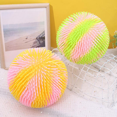 Fun New Luminous Two-color Decompression Toys Squeeze Ball-TB01538-Veeddydropshipping