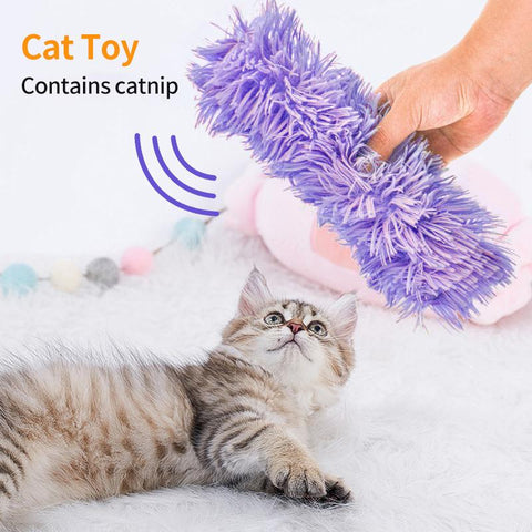 Self-hi Cat Chew Toy Strip Pillow Cat Teaser Toys-HA01982-Veeddydropshipping