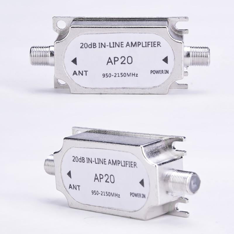 Hot Satellite Signal Booster Amplifier 20dB In-line 950-2150MHZ -CE00898-Veeddydropshipping