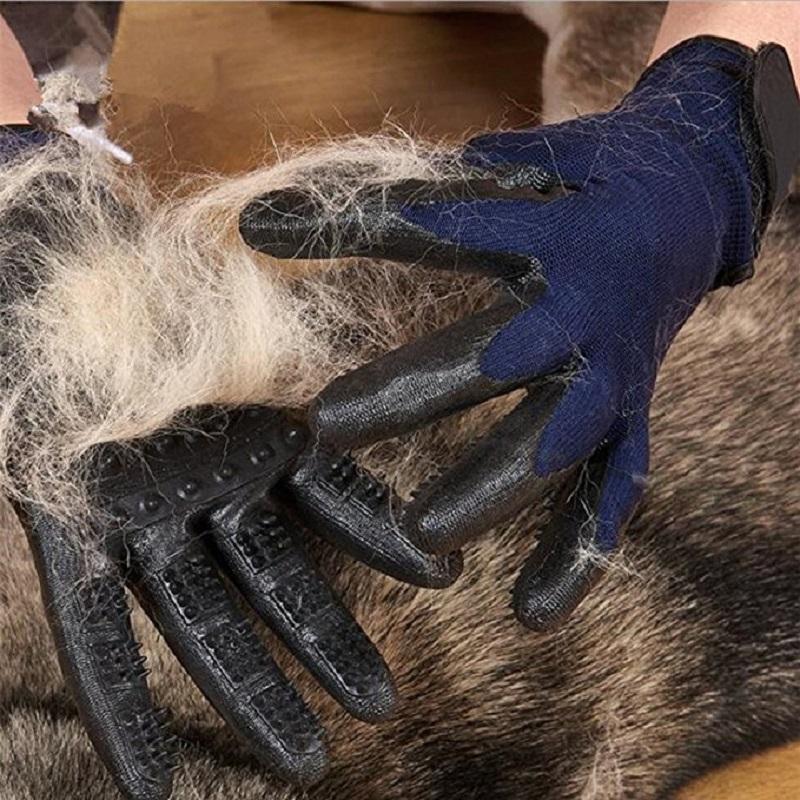 Pet Grooming Gloves Dog Cat Hair Cleaning Brush-HA01402-Veeddydropshipping