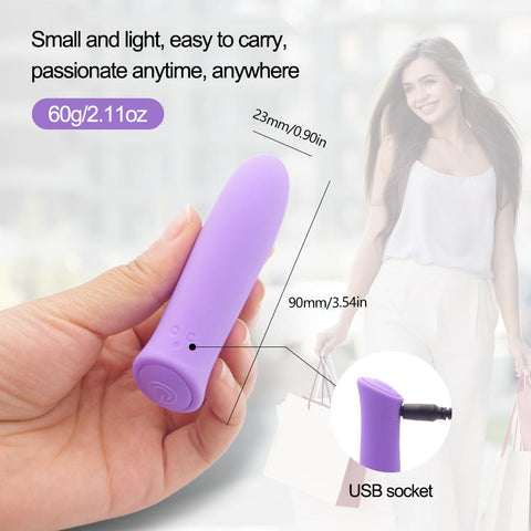Luxury Mini Bullet Vibrator for Women Sex Toys G-spot Clitoris Stimulator -BH01286-Veeddydropshipping