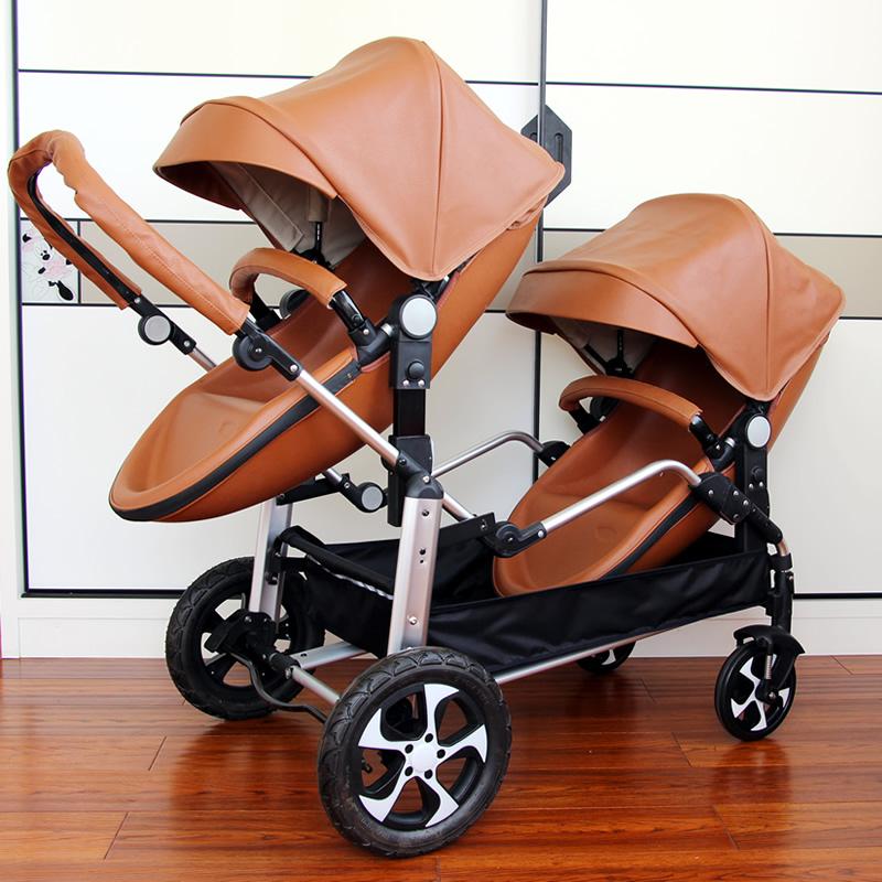 NEW Twins baby stroller 2 in 1,poussette double jumeaux,Shell double stroller-TB00363-Veeddydropshipping