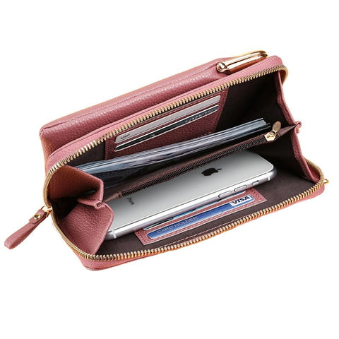 Women Mini Matte Leather Shoulder Messenger Bag Clutch Bolsas Ladies-BS00108-Veeddydropshipping