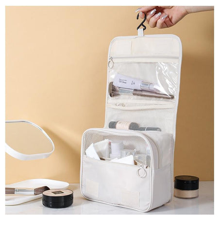 Portable South Korea Simple Girl Heart Toiletry Bag Large-BS00547-Veeddydropshipping