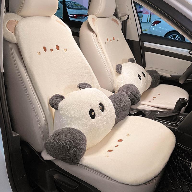 Seasons Universal Breathable Mesh Plush Protective Car Seat-AM01503-Veeddydropshipping