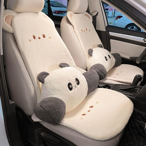 Seasons Universal Breathable Mesh Plush Protective Car Seat-AM01503-Veeddydropshipping