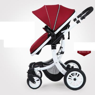 Baby stroller 2023 Newborn baby car,Red Trolley Baby Pushchair car-TB00366-Veeddydropshipping