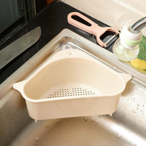Kitchen triangle sink filter drain basket rack-TI00613-Veeddydropshipping