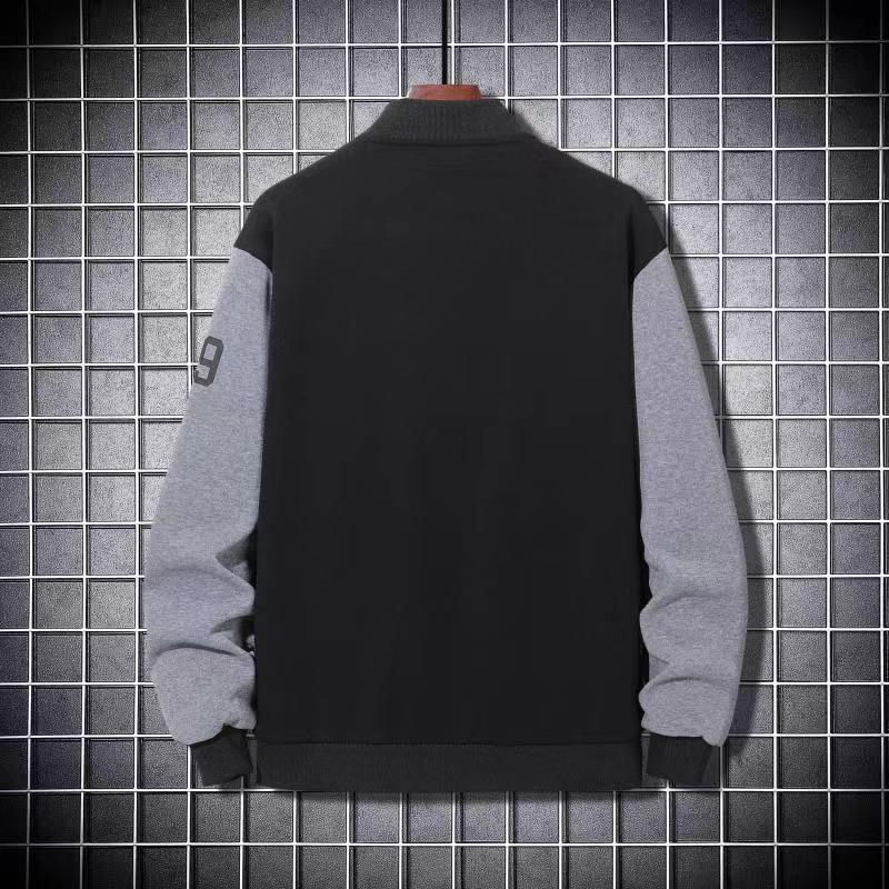 Colorblock Bomber Jacket Without Tee-Veeddydropshipping