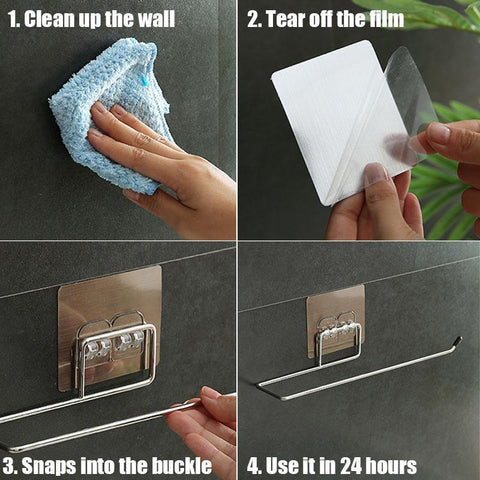 Hanging Roll Bathroom Toilet Paper Holder-HA00862-Veeddydropshipping