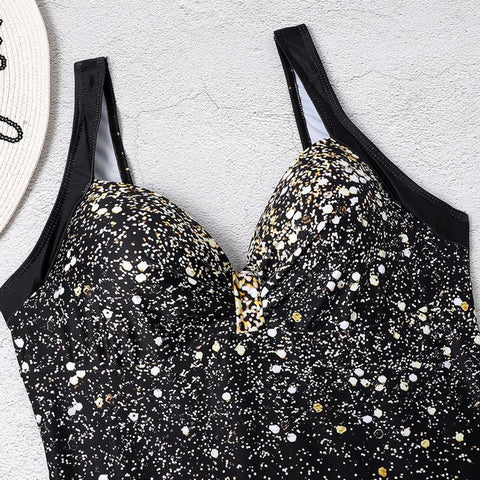 Summer One-Piece Large Swimsuits Closed Plus Size Swimwear Female Body -OS00088-Veeddydropshipping