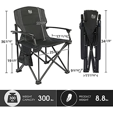Folding Camping Chair Padded Cup Holder-HA01641-Veeddydropshipping