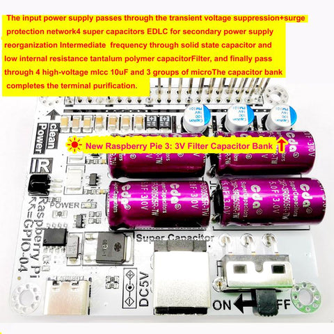 Power Filter Purification Board moode volumio For Raspberry Pi DAC Audio-CE00980-Veeddydropshipping
