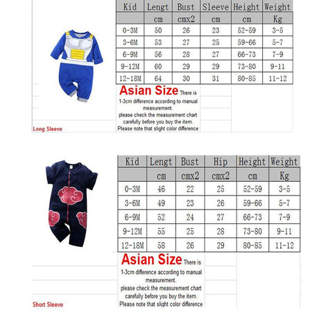 Anime Newborn Baby Boys Clothes Cotton Rompers Short/Long-TB00300-Veeddydropshipping