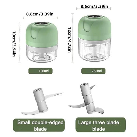 Electric Mini Garlic Chopper USB Meat Grinder-HA01948-Veeddydropshipping