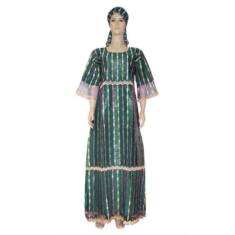 Women Traditional African Dashiki Embroidery Dresses-WF01654-Veeddydropshipping