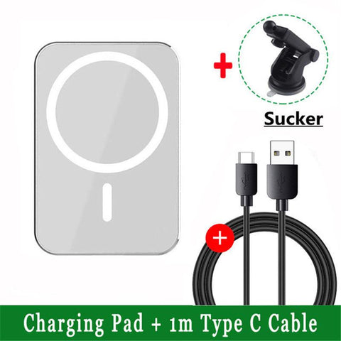 100W Magnetic Wireless Car Charger Air Vent Mount for iPhone-PA01089-Veeddydropshipping