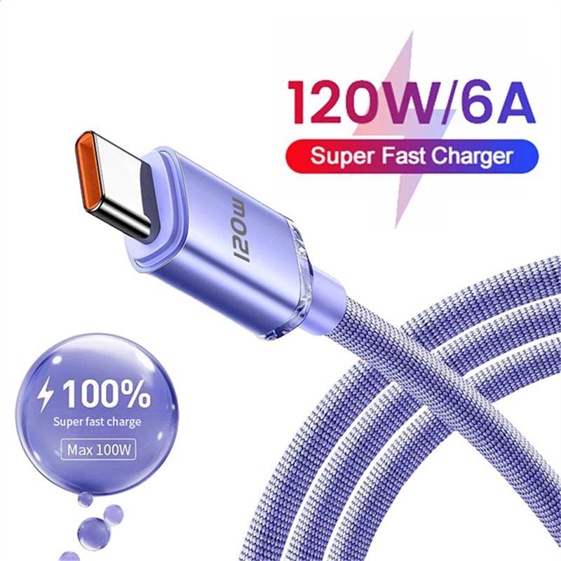 120W Fast Charging Wire USB Type C Cable For Huawei Honor 100W/66W USB C-PA00416-Veeddydropshipping