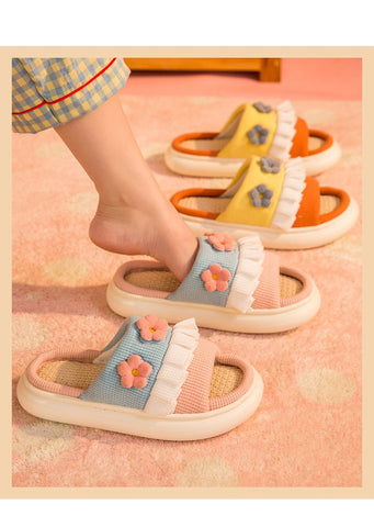 Spring Summer Non-slip Bedroom Floor Shoes Indoor Soft-BS01173-Veeddydropshipping