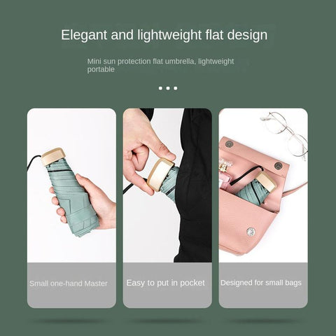 Mini Pocket Rain Umbrella Sun Shade Umbrella-HA01155-Veeddydropshipping