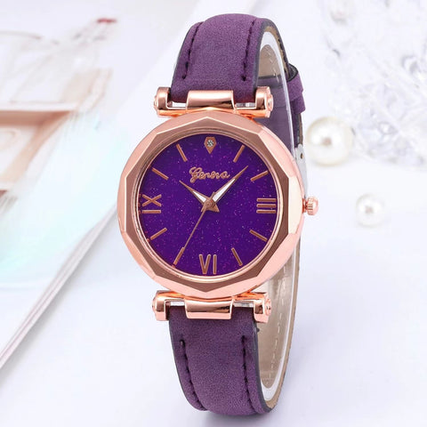 quartz watch women lovely transparent candy clock-JW01078-Veeddydropshipping