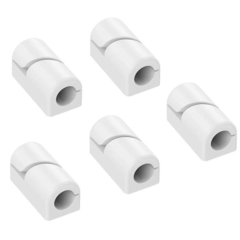 5 Pcs Cable Holder Clips Management Cord Organizer Silicone Self Adhesive for Desktop USB-PA00953-Veeddydropshipping