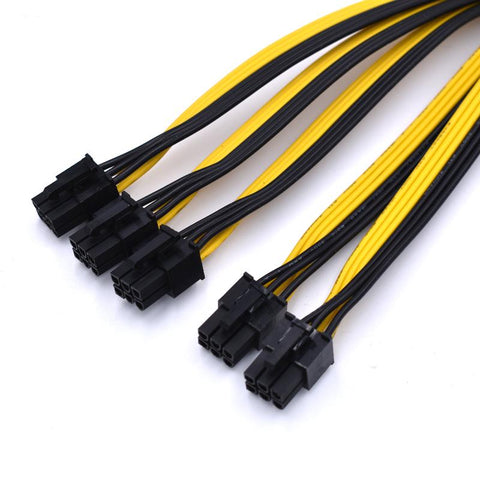 BTC Miner Bitcoin Litecoin S7 S9 S11 power supply to 5* PCI-E 6pin GPU-CE00078-Veeddydropshipping