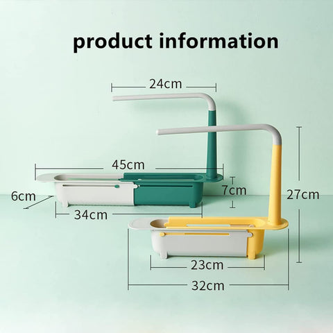 Telescopic Sink Storage Rack Holder-HA00904-Veeddydropshipping