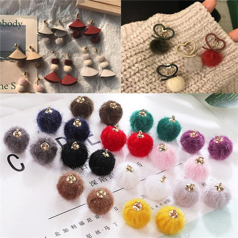 Imitation Mink Hair Plush Balls DIY Craft Supplies-HA00061-Veeddydropshipping