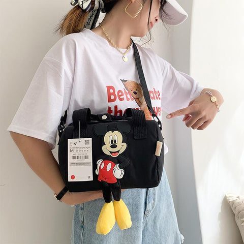 Cartoons Mickey Mouse Nylon Bag Women Messenger Bag Cute Anime-BS00139-Veeddydropshipping