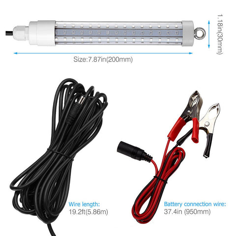 12V Fishing Light 126 2835SMD LED Underwater Submersible Fishing Light-TI00959-Veeddydropshipping