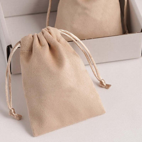 Suede Gift Bags Custom Logo Sack Perfume Jewelry Sachets-JW01665-Veeddydropshipping