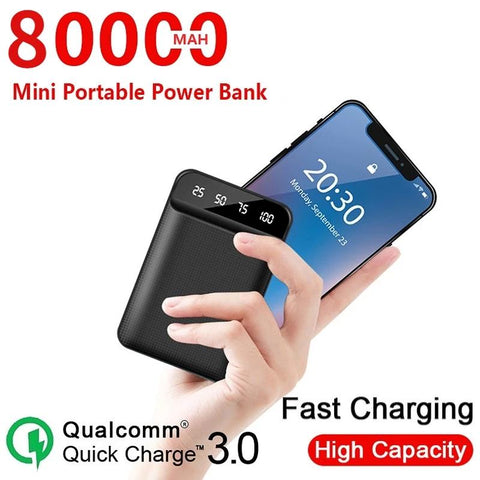 20000mAh Mini Power Bank Portable External Battery Digital Display High Capacity Mobilephone-PA00503-Veeddydropshipping