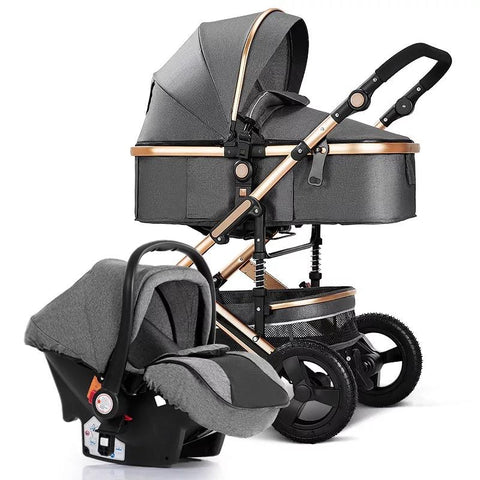 New 2023 Lightweight Luxury Baby Stroller 2 in 1,Portable High Landscape-TB00355-Veeddydropshipping