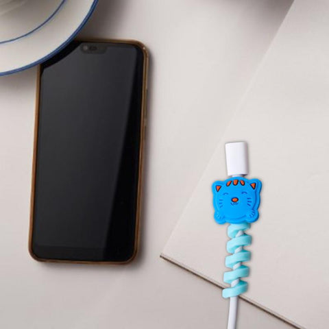 Silicone Data Cable Protective Cover Cartoon Appearance Cable Holder Data Line Cable-PA00884-Veeddydropshipping