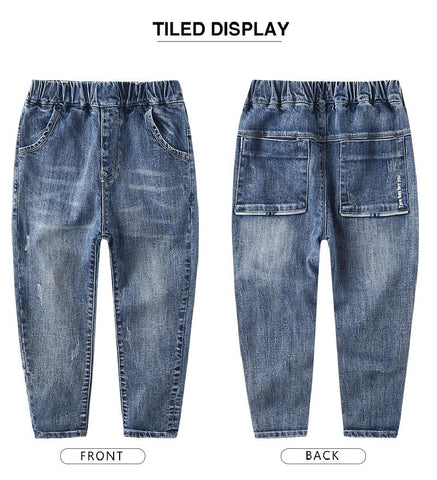 IENENS 4-11Y Kids Child Boys&#39;s Jeans Young Boy Casual Trousers Baby-TB01314-Veeddydropshipping