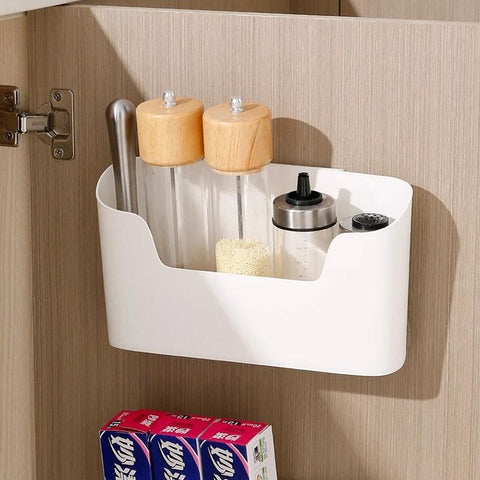 Wall Hanging Storage Box Bathroom Cosmetics Organizer-HA00876-Veeddydropshipping