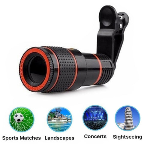 Universal 12X High Clarity Zoom Telescope Phone-PA01216-Veeddydropshipping