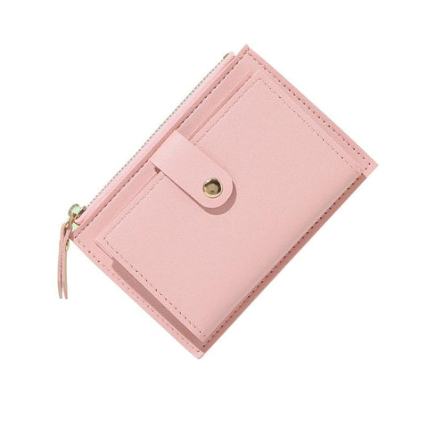 Purse Mini Hasp Solid Multi-Cards Holder Coin Short Wallets-BS00653-Veeddydropshipping
