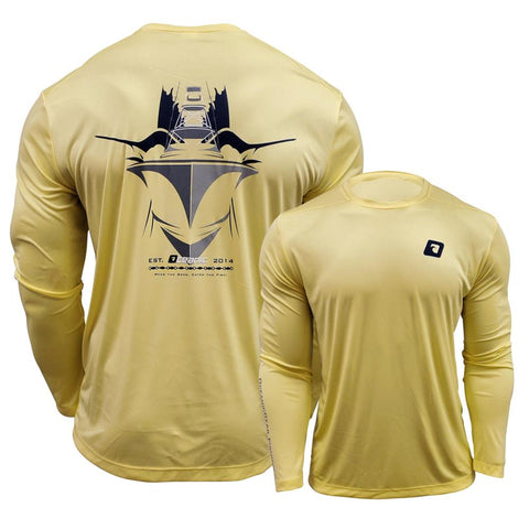Oceanicgear Fishing Clothing Mens OGF Crewneck Shirt Print Fishing Long Sleeve Uv Protection -OS00486-Veeddydropshipping