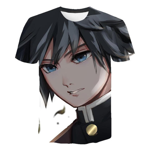 2023 Summer New Demon Slayer T Shirts 1 3 4 6 8 14 Years Kids Children-TB01134-Veeddydropshipping