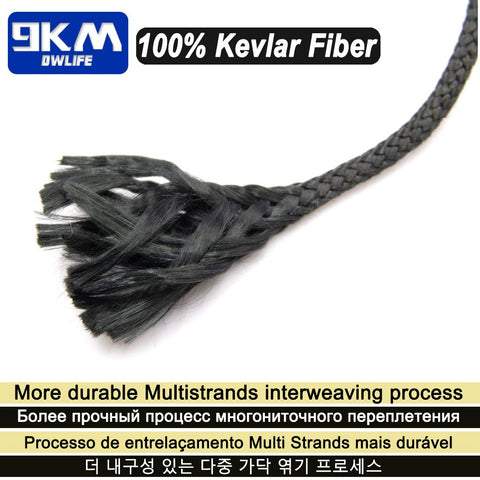 50Lbs-2000Lbs Black Kevlar Line Braided Fishing Assist Line High Tensile Strength -OS00328-Veeddydropshipping