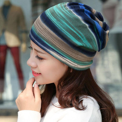 WomenThin Knitted Hats Skullies Beanies-Veeddydropshipping