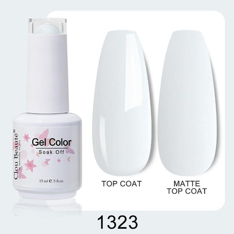 116 color 15ML Nail Gel Polish Matte Top Coat Semi Permanent-BH01008-Veeddydropshipping