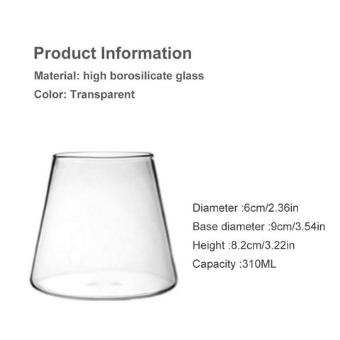 Mountain Glass Cup Heat-resistant Glass Water Cup-HA01273-Veeddydropshipping