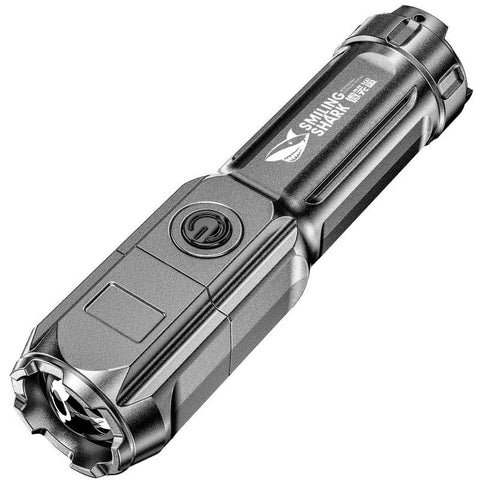 Ultra Bright ABS Strong Light Focusing Led Flashlight Portable Rechargeable-TI00793-Veeddydropshipping