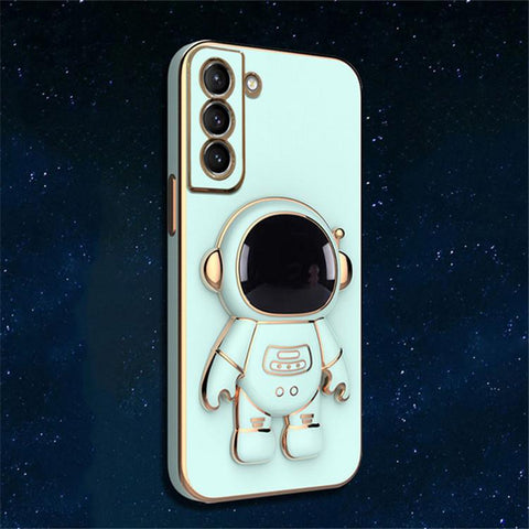 ROCK 6D Luxury Plating Astronaut Fold Stand Phone Case For Samsung Galaxy S23 Ultra-PA00200-Veeddydropshipping